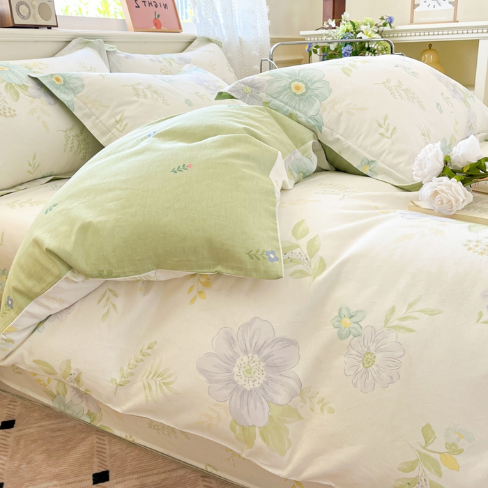 91家纺网 家纺一手货源 找家纺 花梦欣 2025新款全棉印花单品系列-单被套 蝶舞恋曲