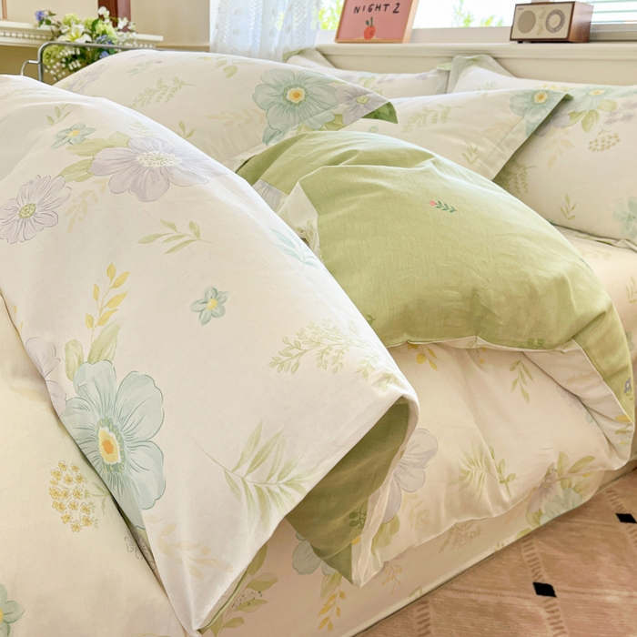 花梦欣 2025新款全棉印花单品系列-单被套 蝶舞恋曲