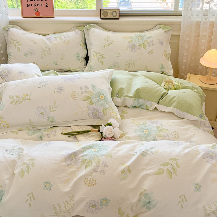 91家纺网 家纺一手货源 找家纺 花梦欣 2025新款全棉印花单品系列-单被套 蝶舞恋曲