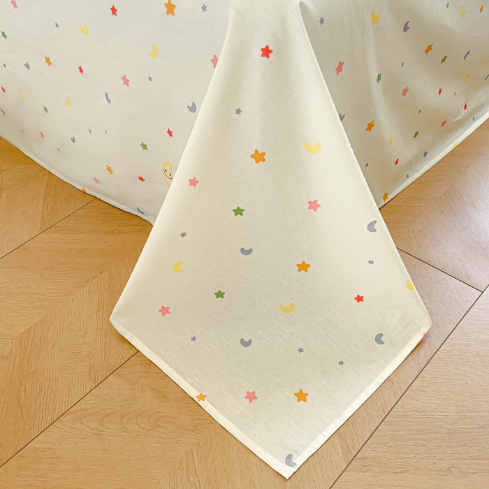 91家纺网 家纺一手货源 找家纺 花梦欣 2025新款全棉印花单品系列-单被套 繁星