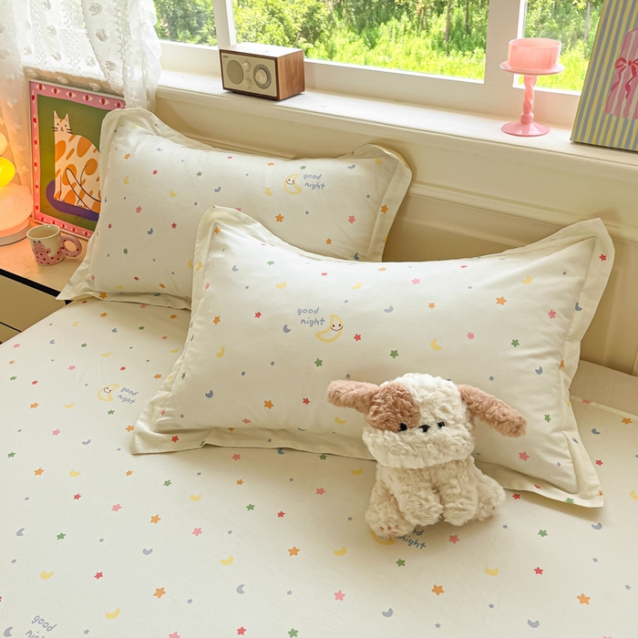 91家纺网 家纺一手货源 找家纺 花梦欣 2025新款全棉印花单品系列-单被套 繁星