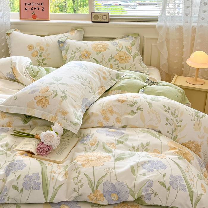 91家纺网 家纺一手货源 找家纺 花梦欣 2025新款全棉印花单品系列-单被套 灯火阑珊