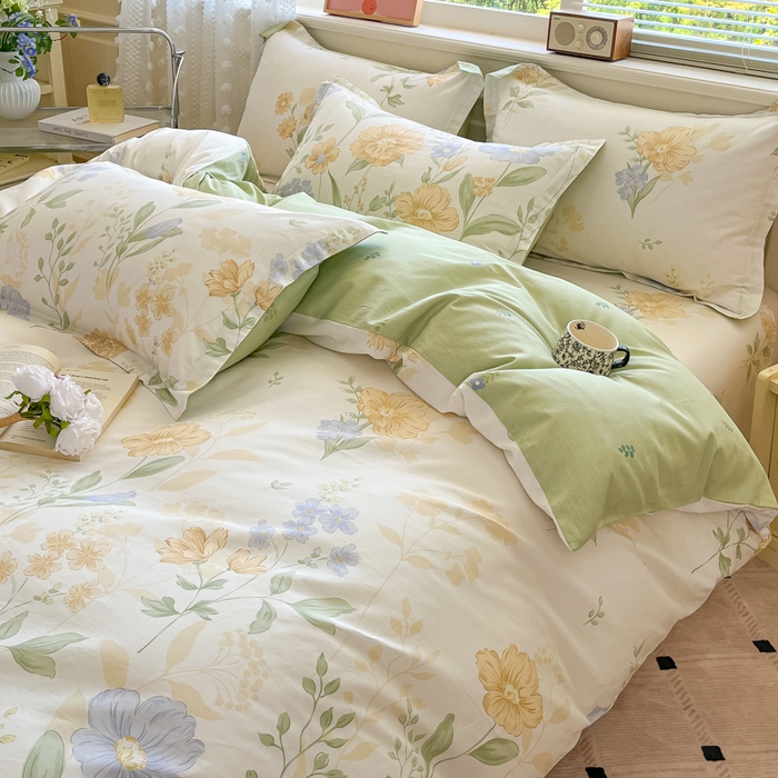 91家纺网 家纺一手货源 找家纺 花梦欣 2025新款全棉印花单品系列-单被套 灯火阑珊