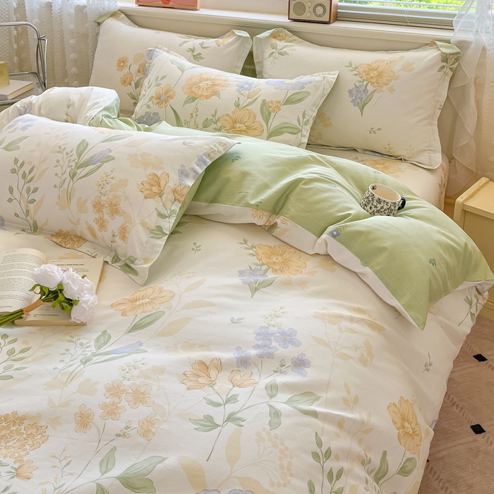 91家纺网 家纺一手货源 找家纺 花梦欣 2025新款全棉印花单品系列-单被套 灯火阑珊