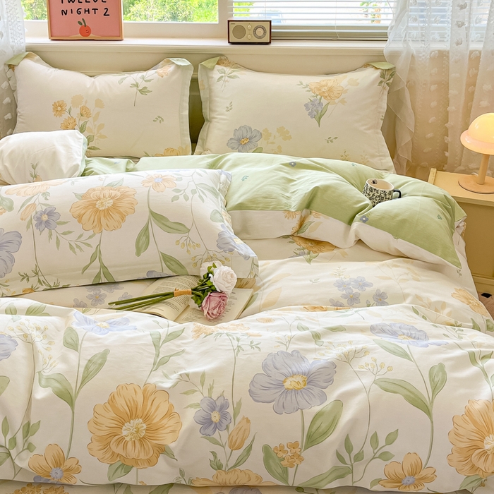 91家纺网 家纺一手货源 找家纺 花梦欣 2025新款全棉印花单品系列-单被套 灯火阑珊