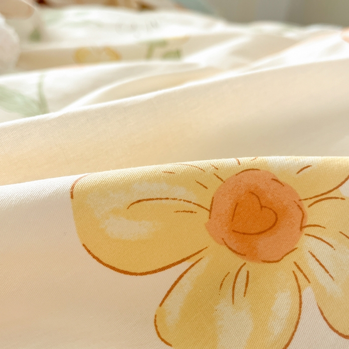 91家纺网 家纺一手货源 找家纺 花梦欣 2025新款全棉印花单品系列-单被套 班纳花园