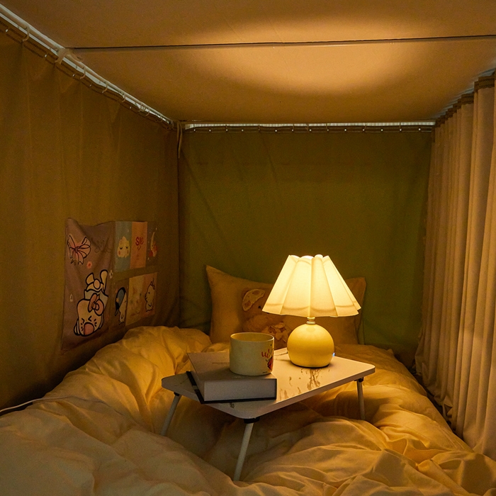 91家纺网 家纺一手货源 找家纺 梦尔佳蚊帐 2025新款学生宿舍遮光床帘蚊帐-花晨月夕 花晨月夕 沐绿