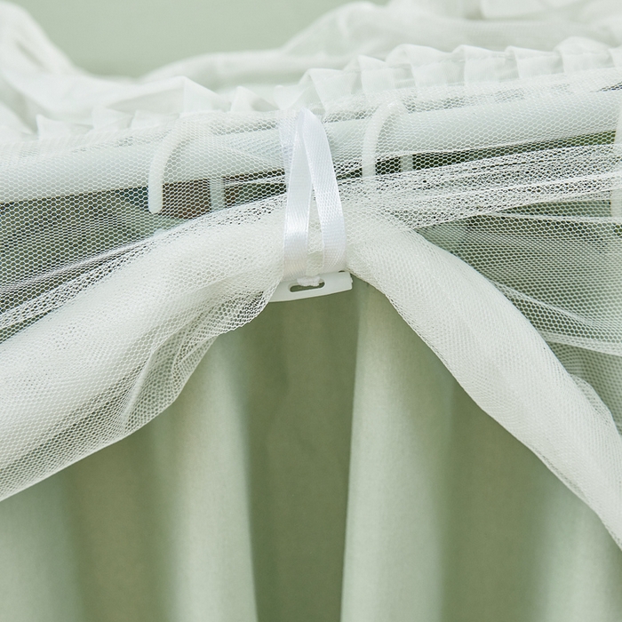 91家纺网 家纺一手货源 找家纺 梦尔佳蚊帐 2025新款学生宿舍遮光床帘蚊帐-花晨月夕 花晨月夕 沐绿