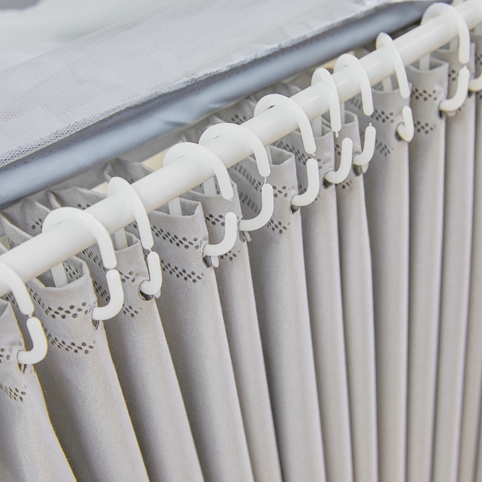 91家纺网 家纺一手货源 找家纺 梦尔佳蚊帐 2025新款学生宿舍遮光床帘蚊帐-花晨月夕 花晨月夕 亚灰