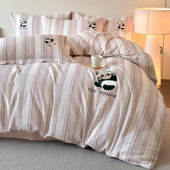 91家纺网 家纺一手货源 找家纺 （总）帛美 2025新款13376全棉纯棉印花四件套-提供买家秀