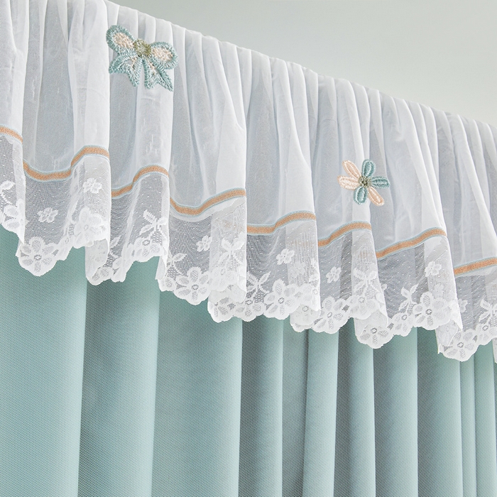 91家纺网 家纺一手货源 找家纺 梦尔佳蚊帐 2025新款学生宿舍遮光床帘蚊帐-花晨月夕 花晨月夕草绿色