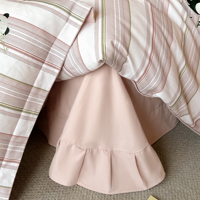 91家纺网 家纺一手货源 找家纺 （总）帛美家纺 2025年新款全棉纯棉加厚绣花款磨毛四件套-萌小猫系列