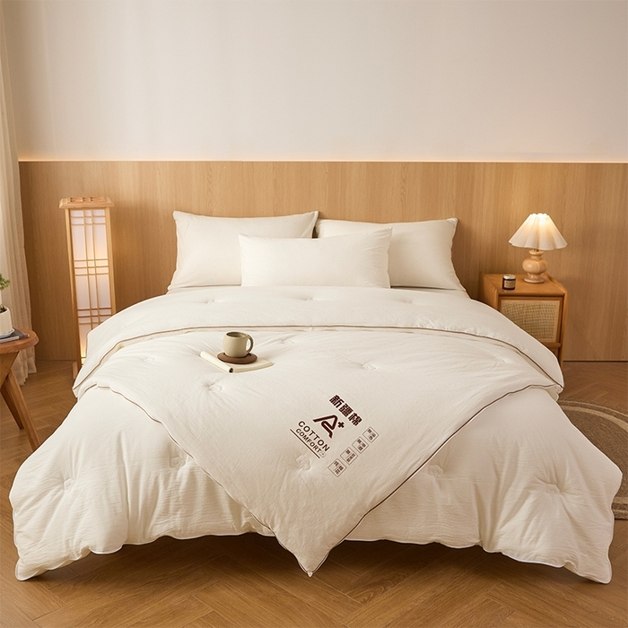 91家纺网 家纺一手货源 找家纺 （总）维洋家纺 2025新款100%新疆棉花子母被被子被芯