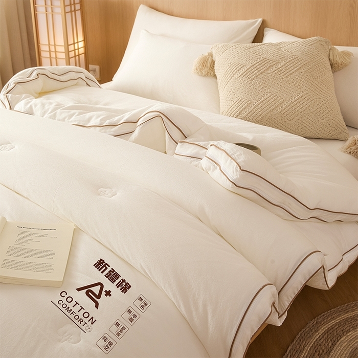 91家纺网 家纺一手货源 找家纺 （总）维洋家纺 2025新款100%新疆棉花子母被被子被芯