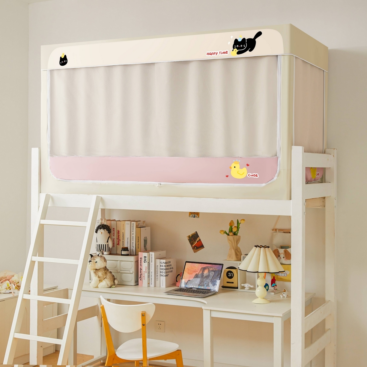 91家纺网 家纺一手货源 找家纺 （总）卓尔居 2025新款学生宿舍非一体式遮光床帘