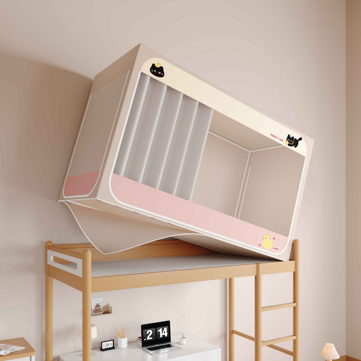 91家纺网 家纺一手货源 找家纺 （总）卓尔居 2025新款强遮光学生宿舍上下铺遮光蚊帐床帘-遮光大师