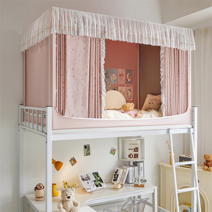 91家纺网 家纺一手货源 找家纺 （总）梦尔佳蚊帐2025新款学生宿舍遮光床帘蚊帐