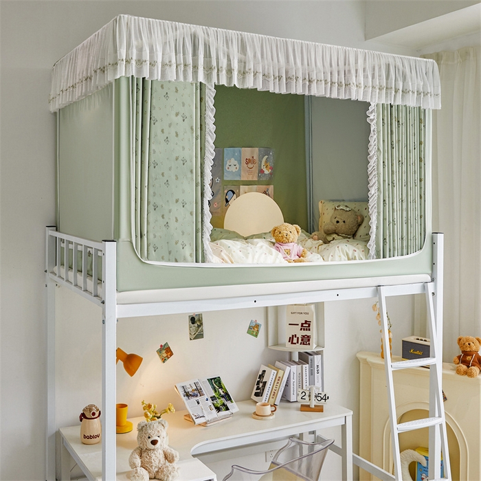 91家纺网 家纺一手货源 找家纺 （总）梦尔佳蚊帐2025新款学生宿舍遮光床帘蚊帐