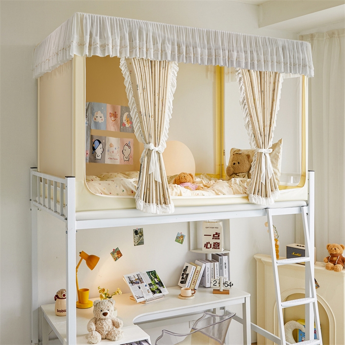 91家纺网 家纺一手货源 找家纺 （总）梦尔佳蚊帐2025新款学生宿舍遮光床帘蚊帐