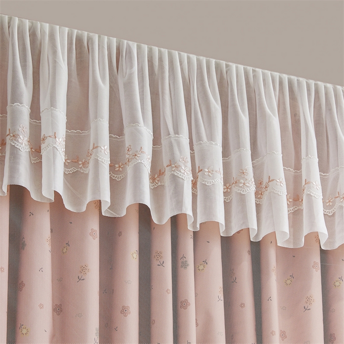 91家纺网 家纺一手货源 找家纺 梦尔佳蚊帐2025新款学生宿舍遮光床帘蚊帐 花间絮语玉色