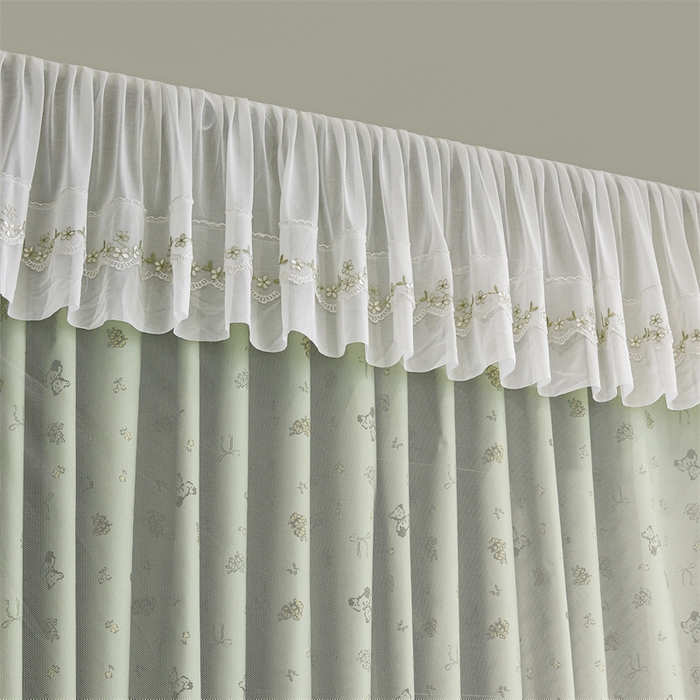 91家纺网 家纺一手货源 找家纺 梦尔佳蚊帐2025新款学生宿舍遮光床帘蚊帐 奶熊眠眠