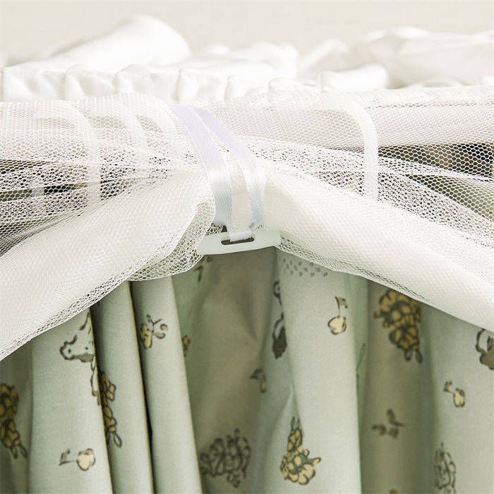 91家纺网 家纺一手货源 找家纺 梦尔佳蚊帐2025新款学生宿舍遮光床帘蚊帐 奶熊眠眠