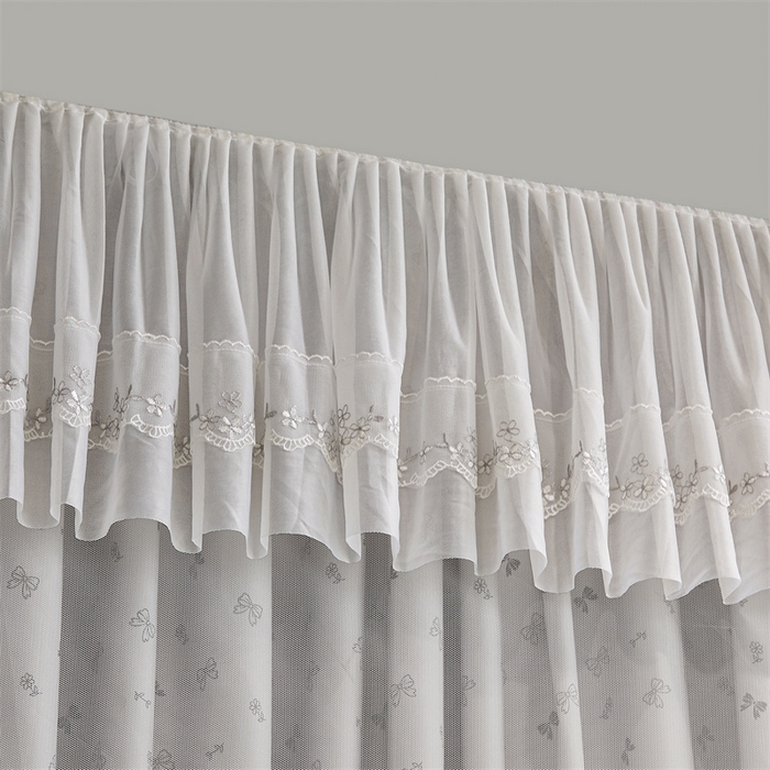 91家纺网 家纺一手货源 找家纺 梦尔佳蚊帐2025新款学生宿舍遮光床帘蚊帐 甜结梦语灰