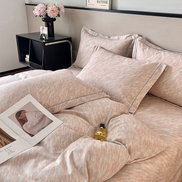 91家纺网 家纺一手货源 找家纺 （总）帛美家纺 2025年新款加厚磨毛印花四件套