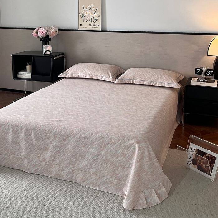 91家纺网 家纺一手货源 找家纺 （总）帛美家纺 2025年新款加厚磨毛印花四件套