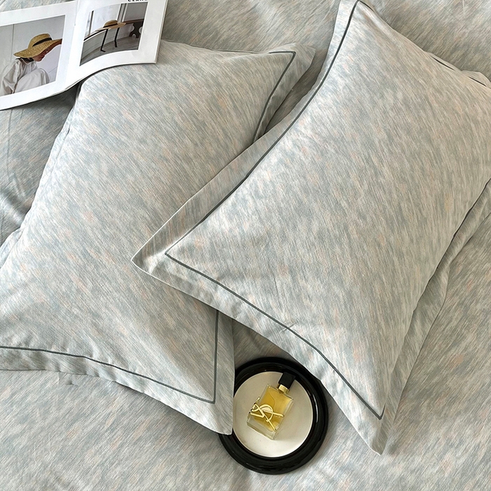 91家纺网 家纺一手货源 找家纺 帛美家纺 2025年新款加厚纯棉全棉磨毛印花四件套 阿华田-蓝