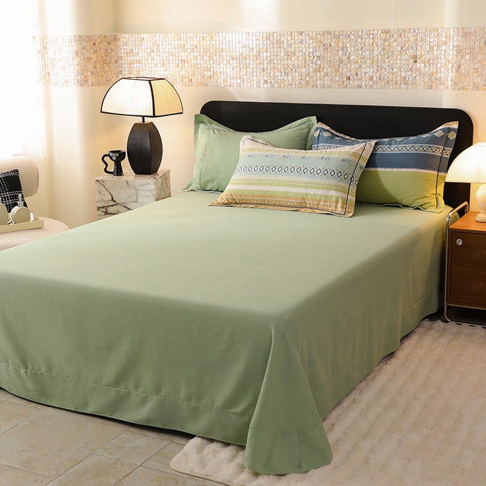 91家纺网 家纺一手货源 找家纺 帛美家纺 2025年新款加厚纯棉全棉磨毛印花四件套 达米安