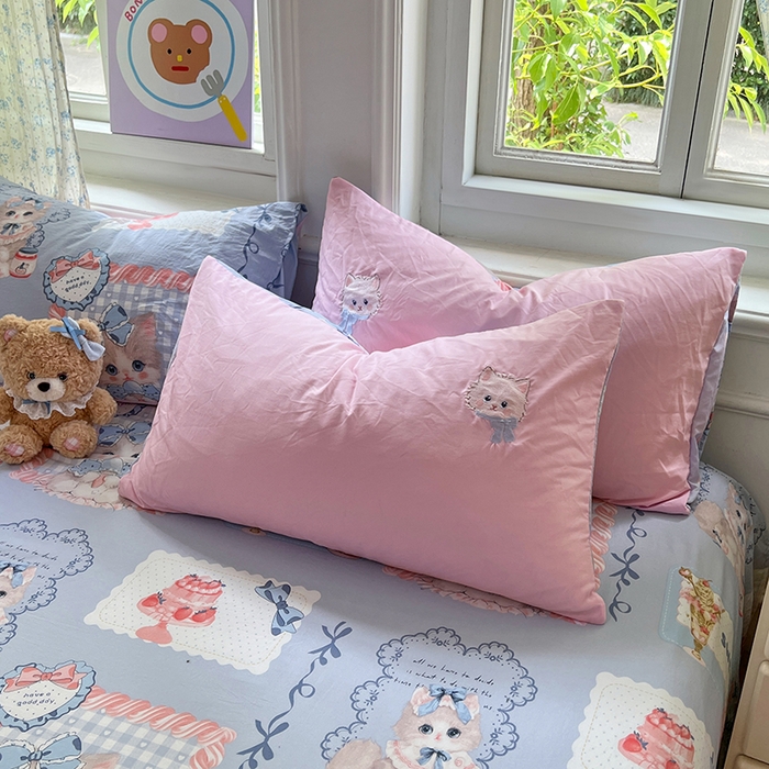 91家纺网 家纺一手货源 找家纺 优尚佳生活馆 2025新款水洗棉印花贴布绣四件套【提供买家秀】 安吉拉