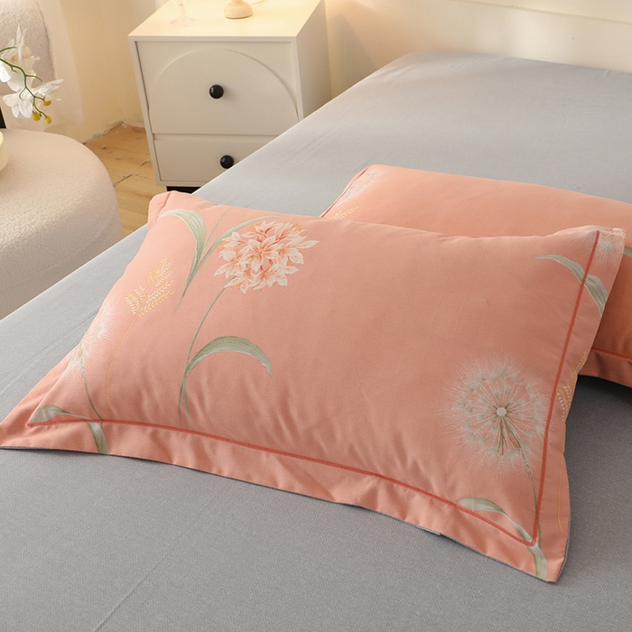 91家纺网 家纺一手货源 找家纺 帛美家纺 2025年新款加厚纯棉全棉磨毛印花四件套 茹薇