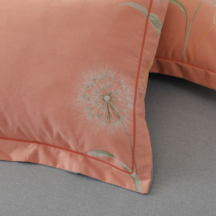 91家纺网 家纺一手货源 找家纺 帛美家纺 2025年新款加厚纯棉全棉磨毛印花四件套 茹薇