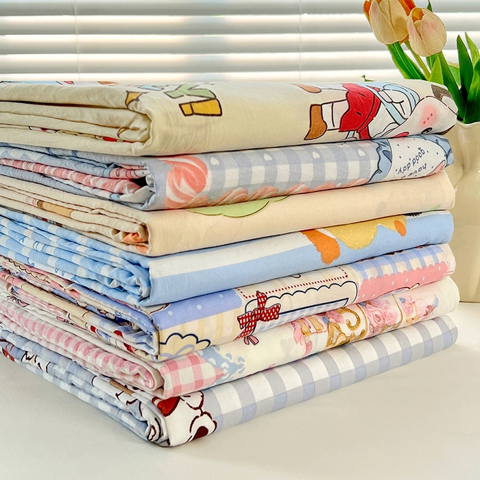 91家纺网 家纺一手货源 找家纺 优尚佳生活馆 2025新款亲肤水洗棉印花床单单品床单单件单床单 组合图仅供展示