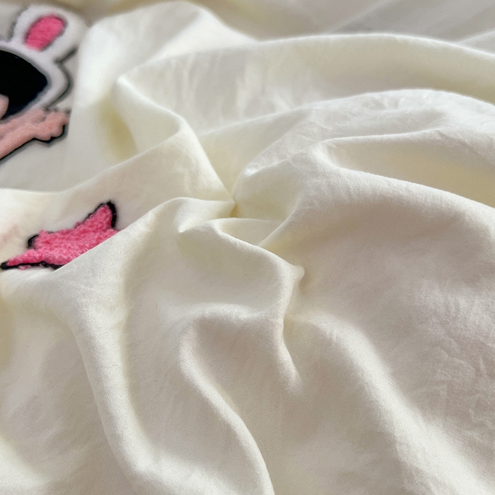 91家纺网 家纺一手货源 找家纺 优尚佳生活馆 2025新款水洗棉印花毛巾绣四件套【提供买家秀】 蜡笔小新