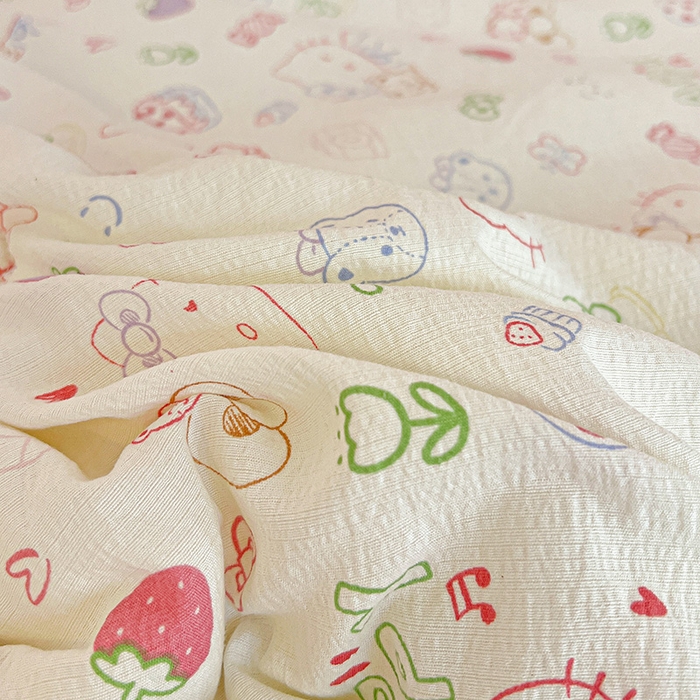 91家纺网 家纺一手货源 找家纺 Mata蔓塔家 2025新款云感针织全棉纯棉花边豆豆被冬被春秋被被子被芯 甜品猫星球