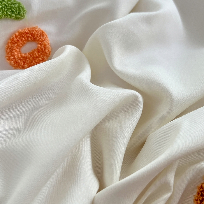 91家纺网 家纺一手货源 找家纺 优尚佳生活馆 2025新款水洗棉印花毛巾绣四件套【提供买家秀】 卡皮巴拉