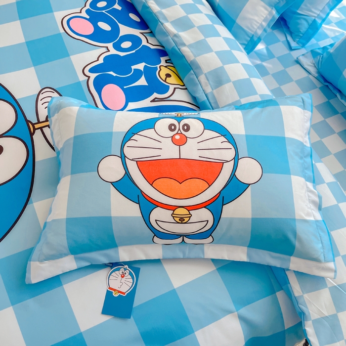 宝薇 2025卡通款加厚生态磨毛四季款枕套学生款宿舍款枕头套单枕套单品枕套单件枕套 格子叮当