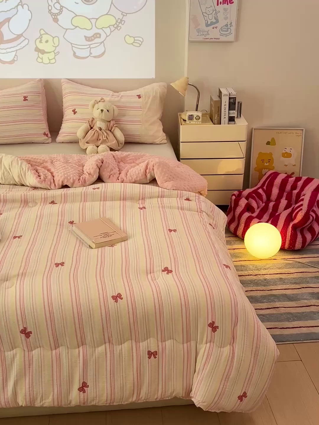 91家纺网 家纺一手货源 找家纺 Mata蔓塔家 2025新款云感针织全棉纯棉花边豆豆被冬被春秋被被子被芯 遇见彩虹