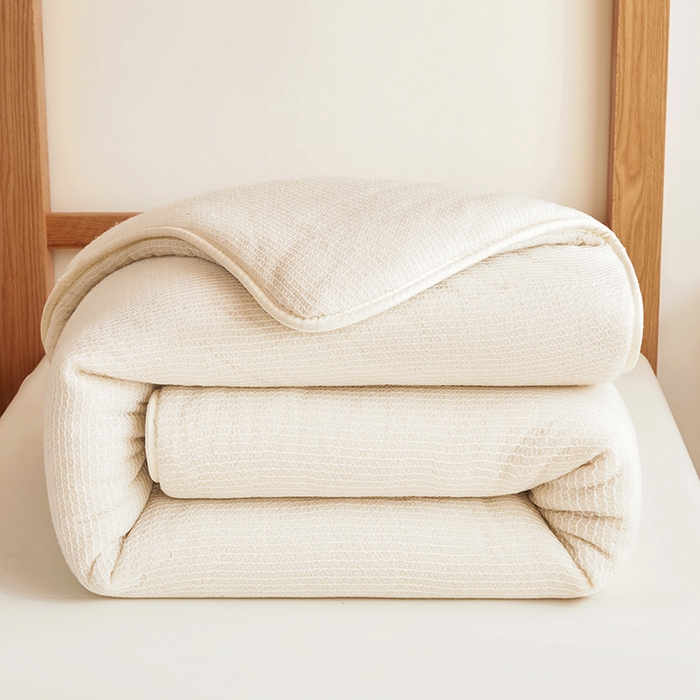 91家纺网 家纺一手货源 找家纺 （总）晓时候2025新款鱼鳞网新疆棉花被学生宿舍加厚冬被春秋被芯棉絮床垫被子-宿舍款棉被