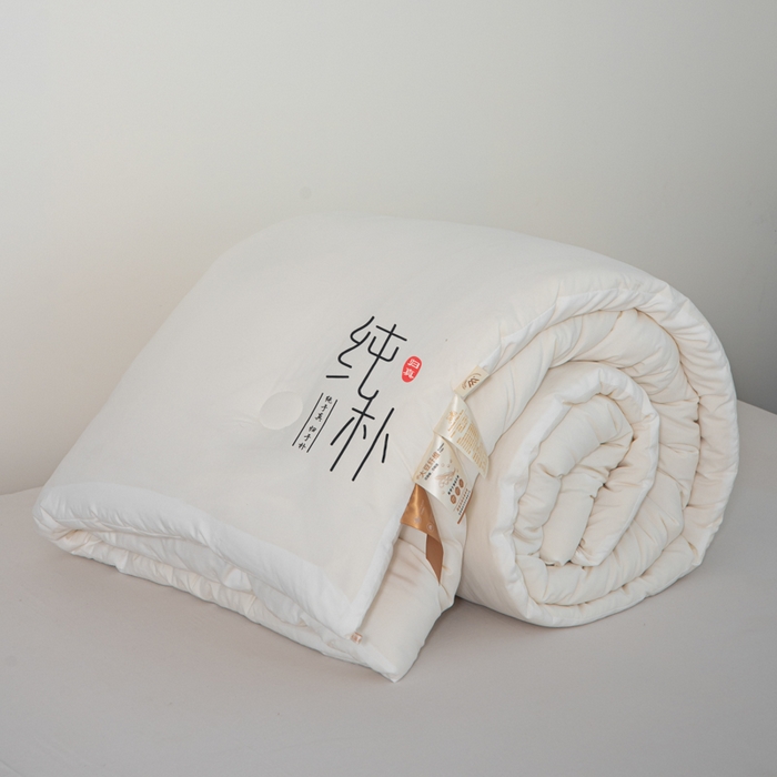 91家纺网 家纺一手货源 找家纺 （总）爱宝被业 2025新款纯朴A类亲肤棉大豆被