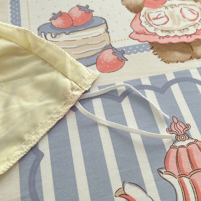 91家纺网 家纺一手货源 找家纺 优佳优品 2025新款水洗棉印花贴布绣四件套【提供买家秀】 帕丁顿熊