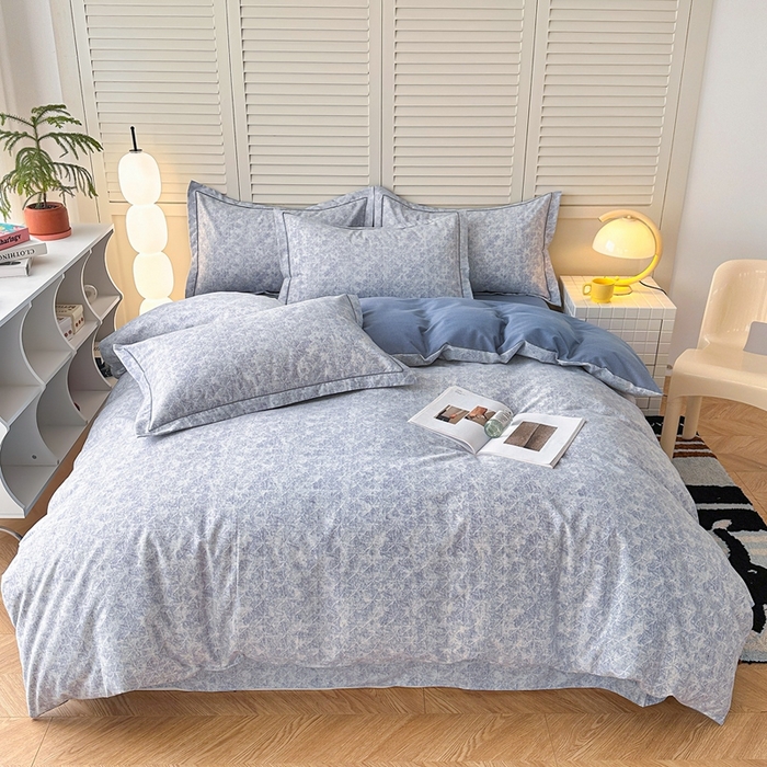 91家纺网 家纺一手货源 找家纺 （总）简约家纺 2025新款全棉磨毛四件套