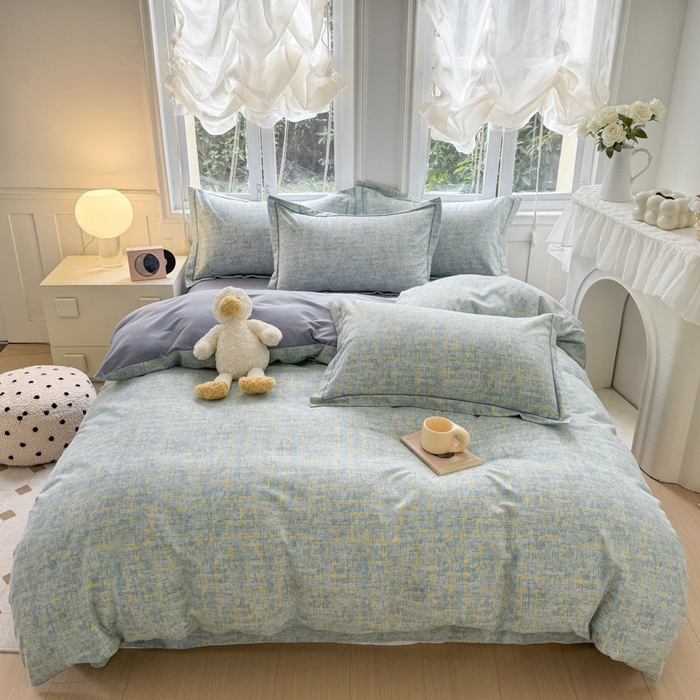 91家纺网 家纺一手货源 找家纺 （总）简约家纺 2025新款全棉磨毛四件套