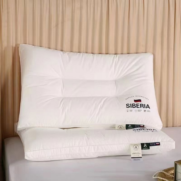 云熙枕业 2025抖音热款全棉酒店立体护颈枕 枕头枕芯 定型中枕 全棉款48*74cm一只