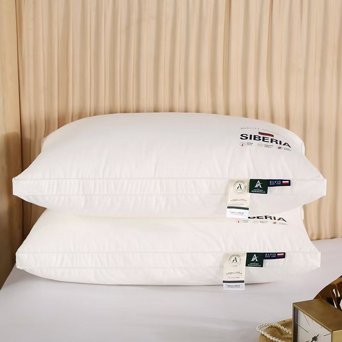 91家纺网 家纺一手货源 找家纺 云熙枕业 2025抖音热款全棉酒店立体护颈枕 枕头枕芯 立体高枕 全棉款48*74cm一只