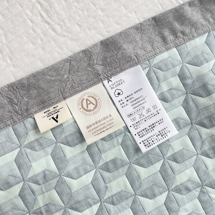 91家纺网 家纺一手货源 找家纺 梦洋家纺 2025新款全棉四层纱多能盖毯毛巾被空调夏被床盖款盖毯 风中情缘