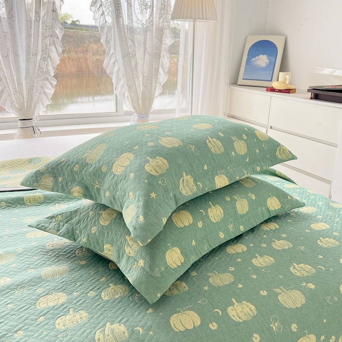 91家纺网 家纺一手货源 找家纺 梦洋家纺 2025新款全棉四层纱多能盖毯毛巾被空调夏被床盖款盖毯 花梦