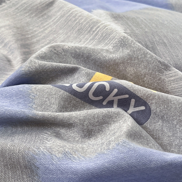 91家纺网 家纺一手货源 找家纺 简约家纺 2025新款全棉磨毛四件套 灵感-蓝